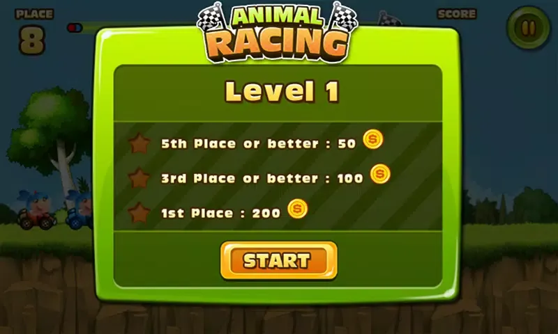 Zrzuty ekranu crazy race in rainbow kingdom
