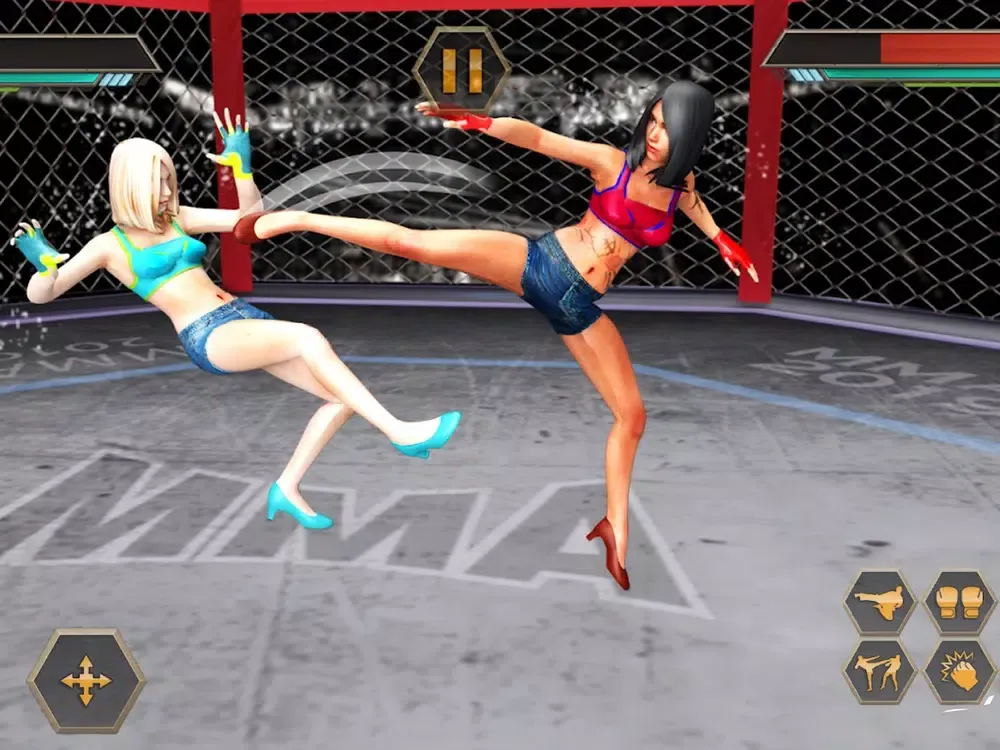 Capturas de tela do PRO Wrestling Kung Fu Fight iPad 