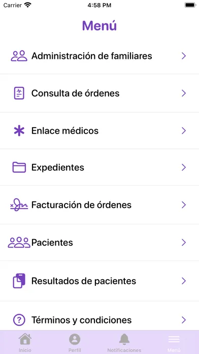 Capturas de pantalla de Acceso Salud