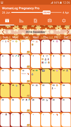 WomanLog Pregnancy Pro Screenshots1