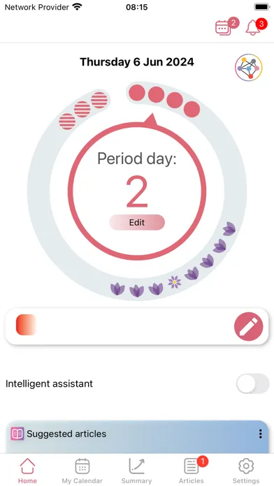 Capturas de pantalla de WomanLog Pro Calendar