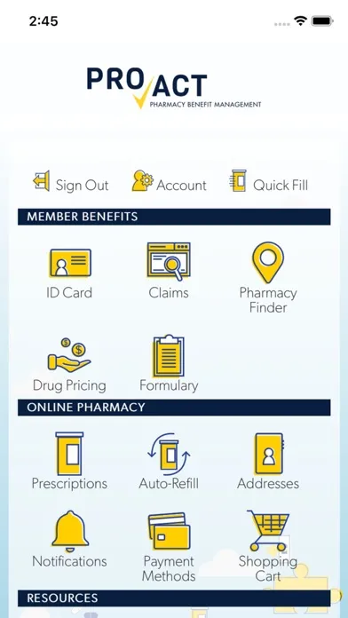 ProAct Rx Screenshots