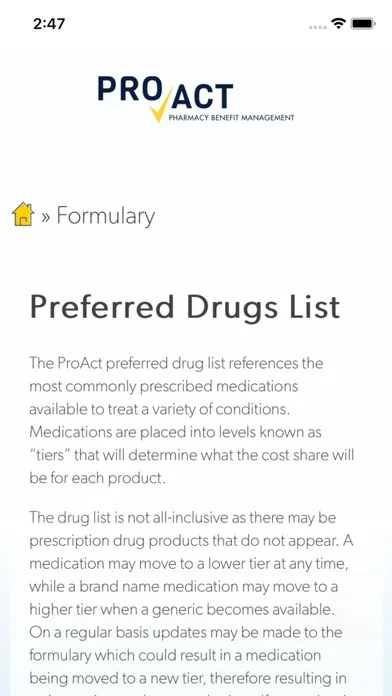 ProAct Rx Screenshots
