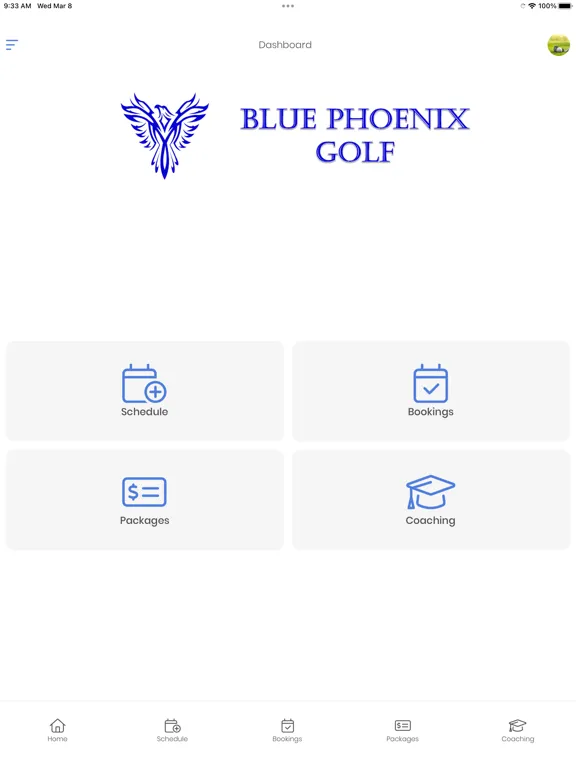 Blue Phoenix Golf iPad  स्क्रीनशॉट