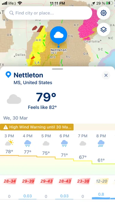 Screenshot di Weather Alerts: Severe, Storm