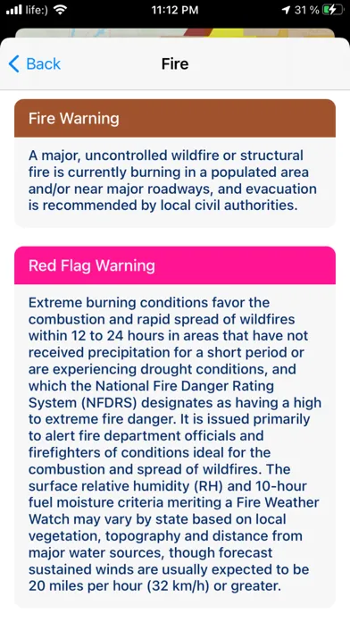 Screenshot di Weather Alerts: Severe, Storm