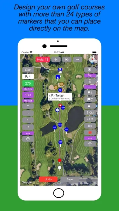 Golf Design: GPS & Scorecard Screenshots