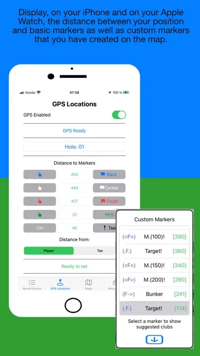 Golf Design: GPS & Scorecard Screenshots