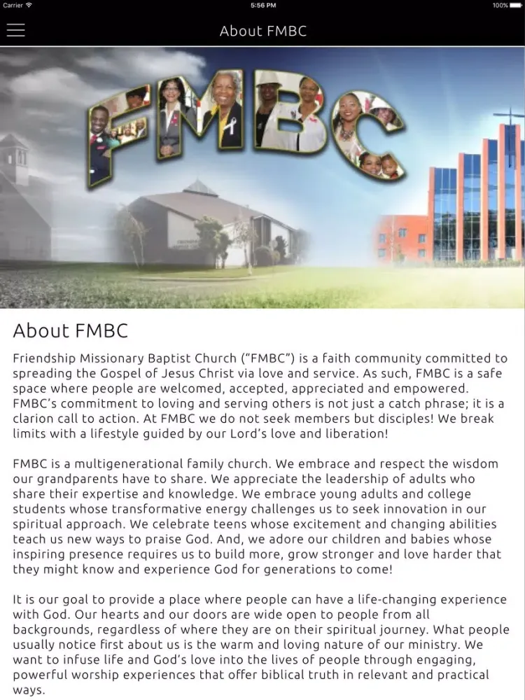 صور Friendship Missionary Baptist iPad 