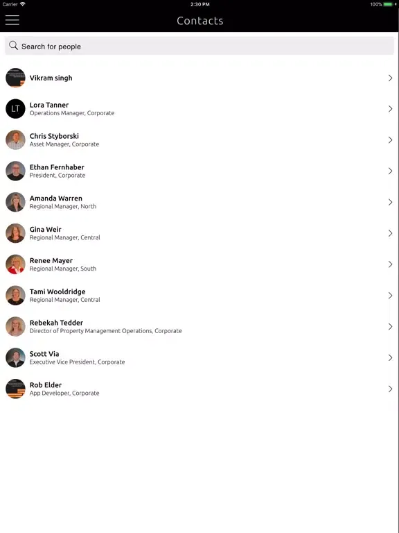 Renewing Management App iPad  স্ক্রিনশট