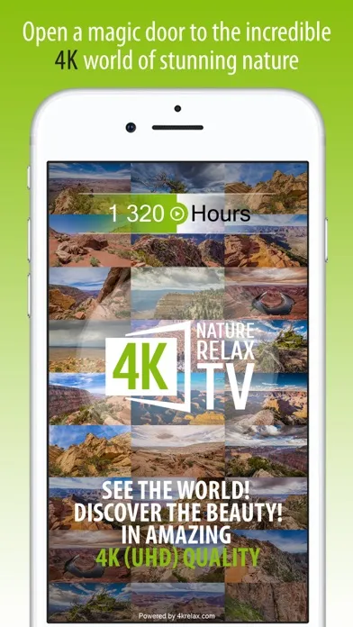 Tangkapan skrin 4K Nature Relax TV: Watch 24/7
