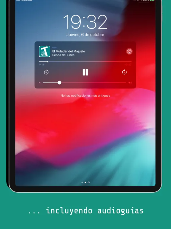 Tangkapan layar Senderos de Toledo iPad 