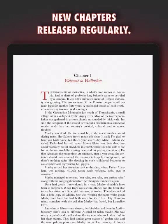 Tangkapan skrin Wallachia iPad 