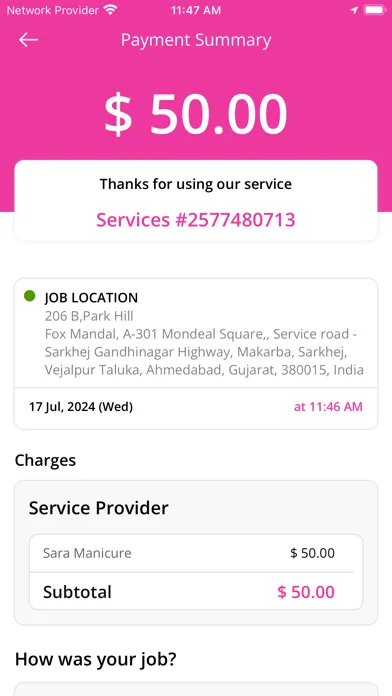 One Stop Beauty User App Screenshots