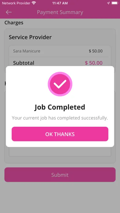 One Stop Beauty User App Screenshots