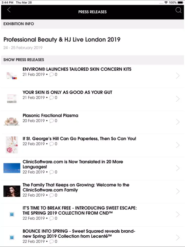 Professional Beauty Show iPad  স্ক্রিনশট