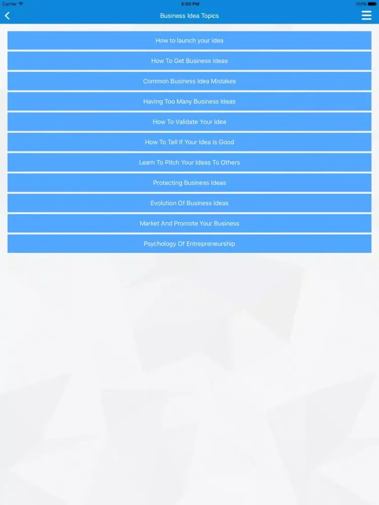 Small Business & Startup Ideas iPad  Screenshots