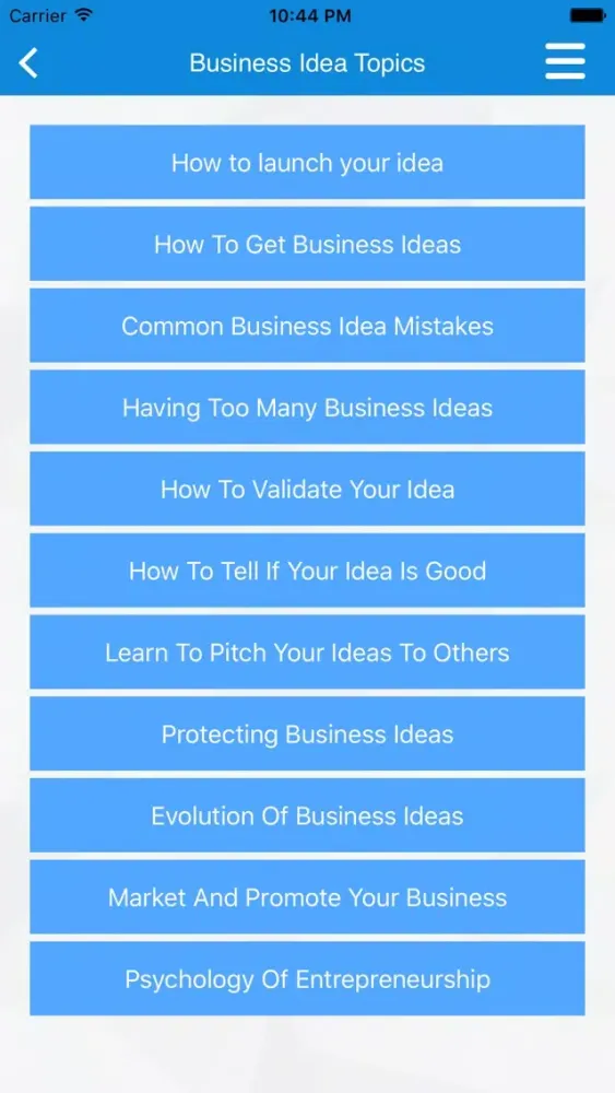 Small Business & Startup Ideas Screenshots
