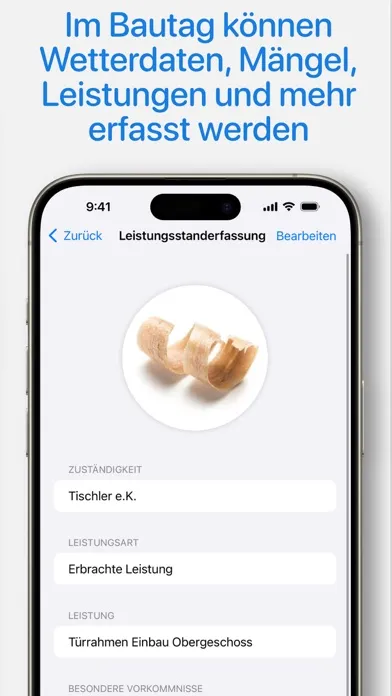ภาพหน้าจอของ ProCapture - Bautagebuch