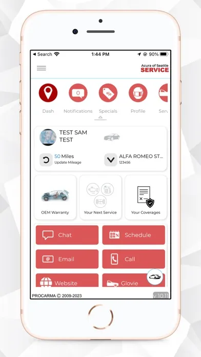 Acura of Seattle Service Screenshots