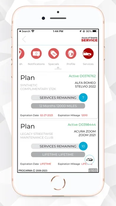 Acura of Seattle Service Screenshots