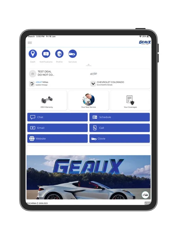 Geaux Auto Care iPad  Screenshots