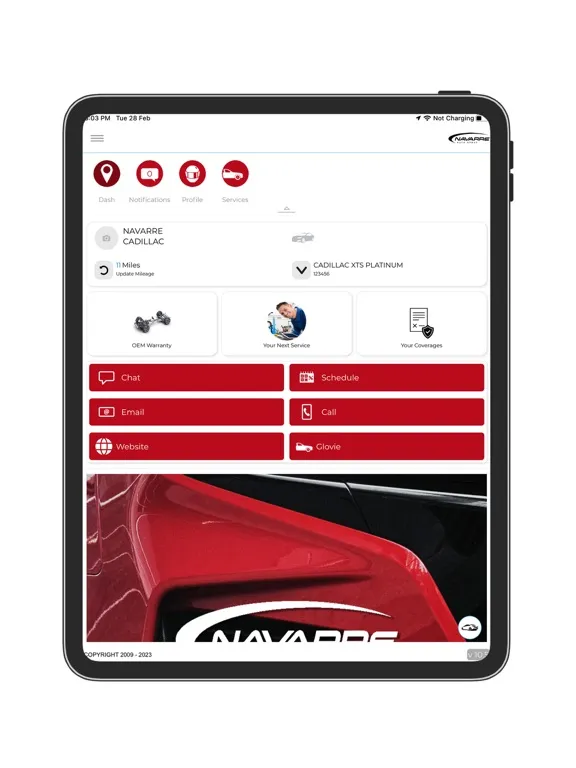 NAVARRE AUTO CARE iPad  Screenshots
