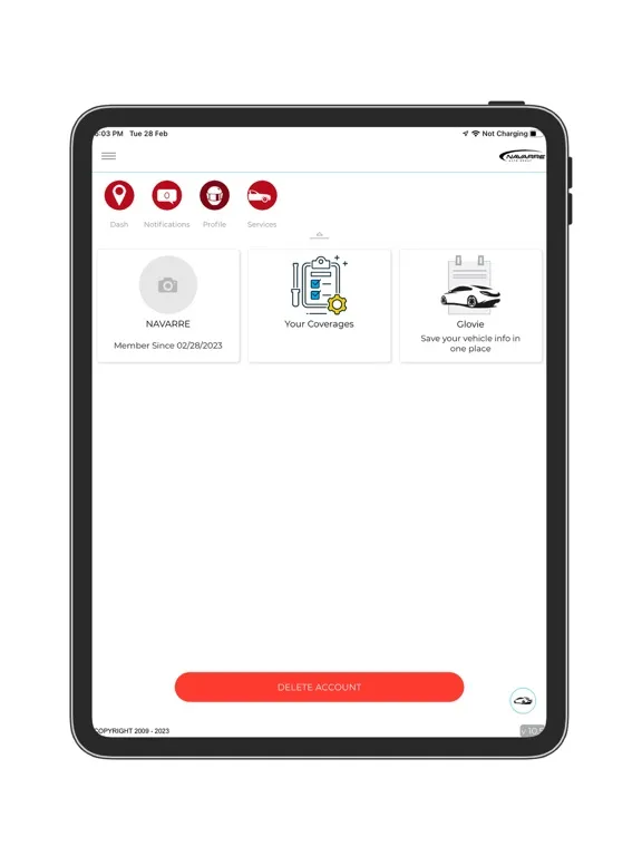 NAVARRE AUTO CARE iPad  Screenshots