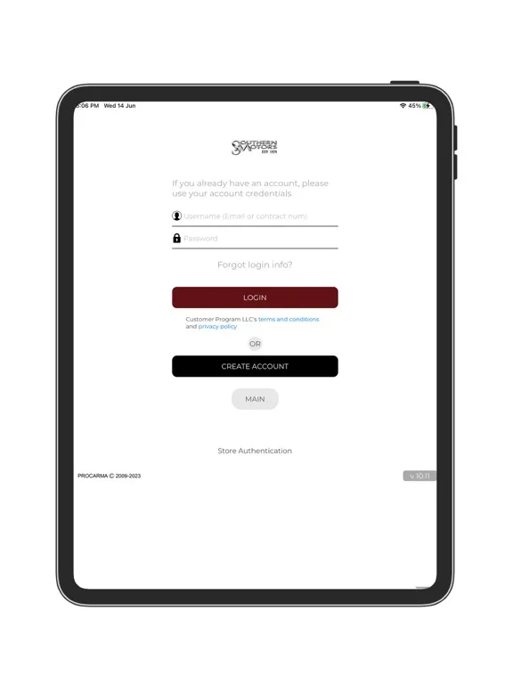 Southern Motors iPad  Screenshots