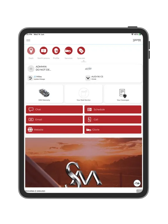 Southern Motors iPad  Screenshots