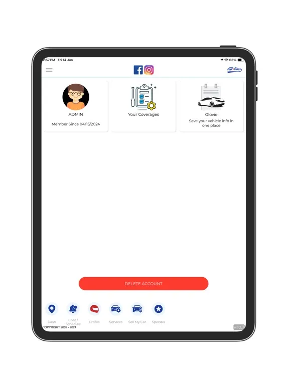 ALL STAR AUTO CARE iPad 應用截圖