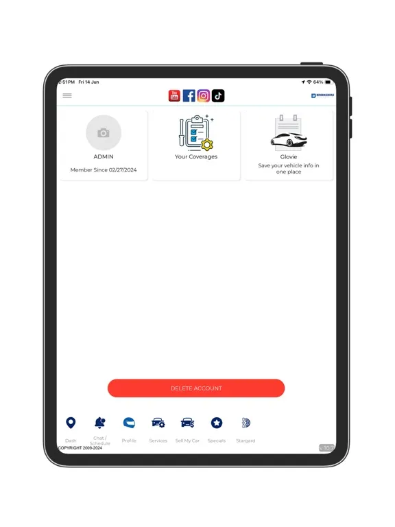 Скриншоты BROOKSHIRE AUTO CARE iPad 