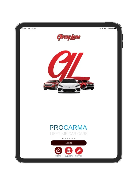 GERRY LANE AUTO CARE iPad  스크린샷