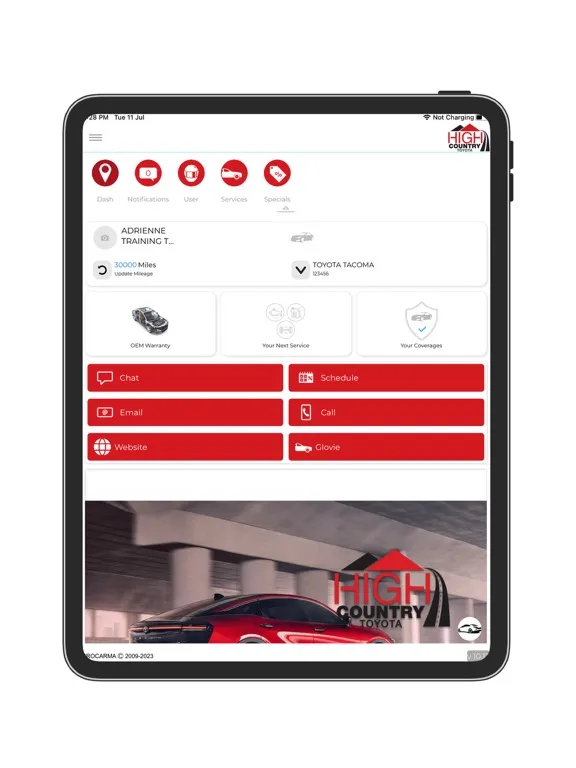 High Country Care iPad  Screenshots