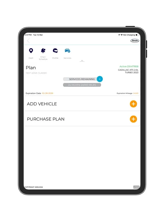 Ảnh chụp màn hình của STEELE AUTO CARE iPad 