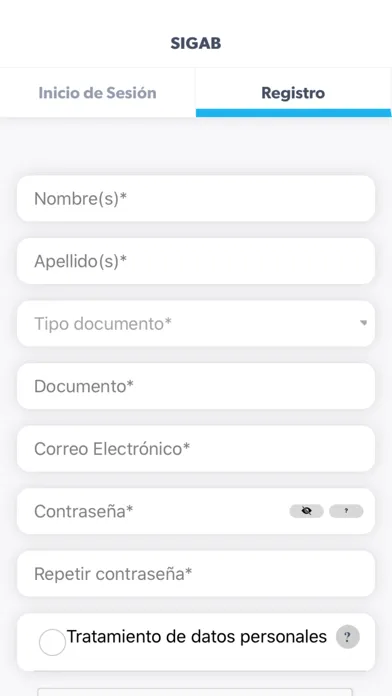 Captures d'écran de SIGAB Ciudadano