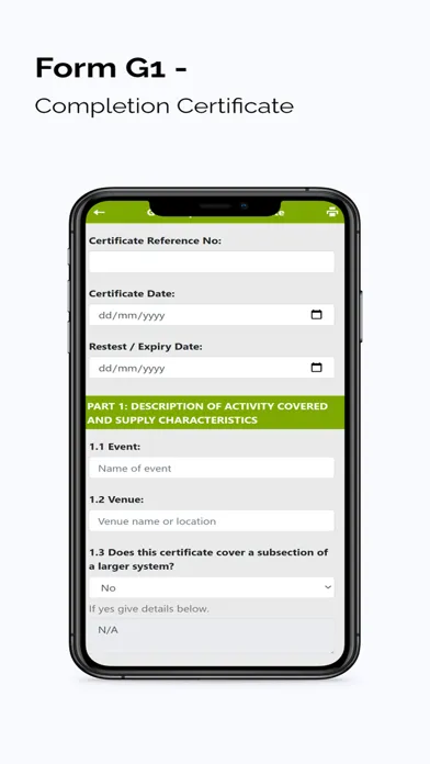 7909 Certification スクリーンショット