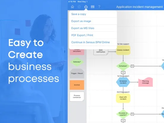 Screenshot di Sensus Process Modeller iPad 