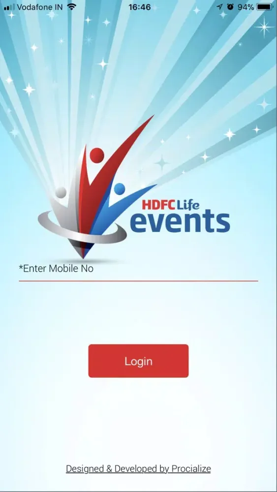 Screenshot di HDFC Life Events