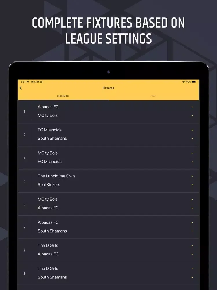Capturas de pantalla de Pro Clubs Zone iPad 