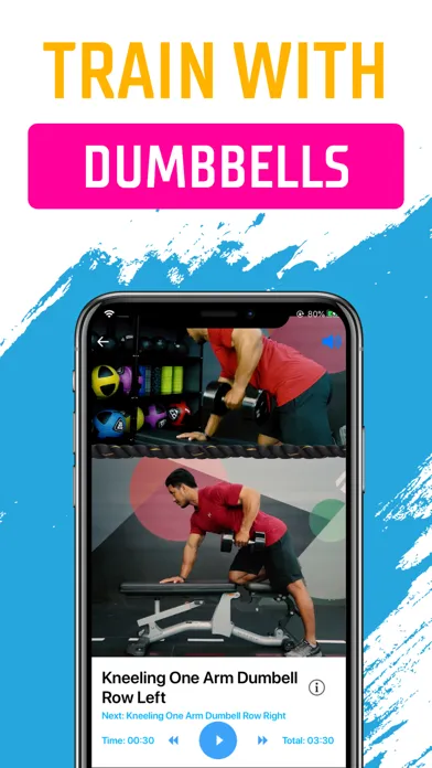 Kettlebell & Dumbbell Workout Screenshots