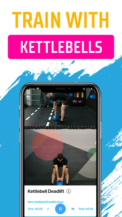 Kettlebell & Dumbbell Workout Screenshots