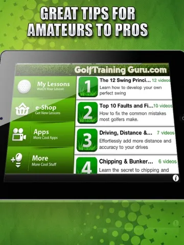 Golf Swing Coach iPad  スクリーンショット