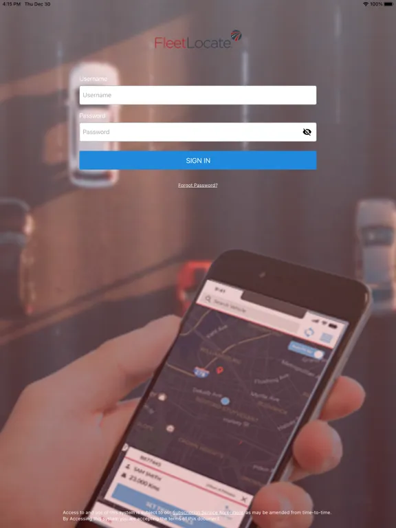 FleetLocate V5 Driver iPad  स्क्रीनशॉट