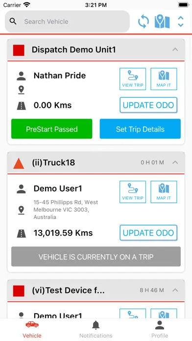 FleetLocate V5 Driver स्क्रीनशॉट