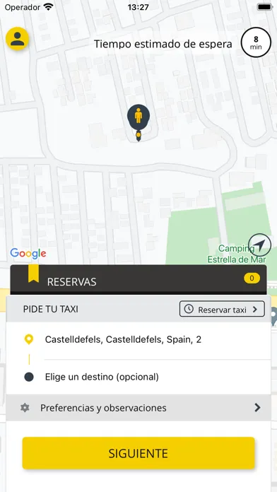 Capturas de pantalla de Taxi Castelldefels | taxifels