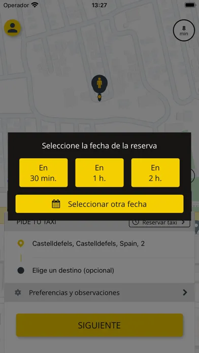 Capturas de pantalla de Taxi Castelldefels | taxifels