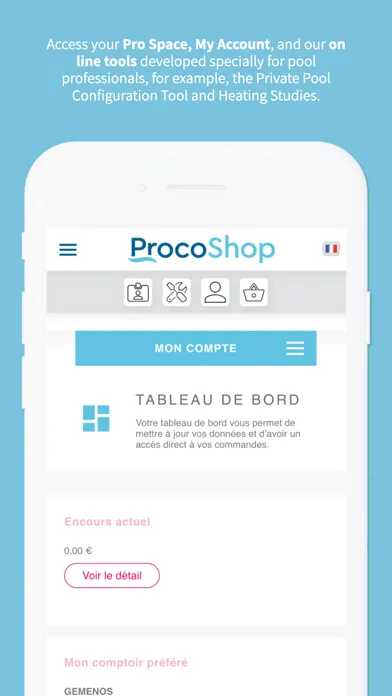 Tangkapan skrin ProcoShop