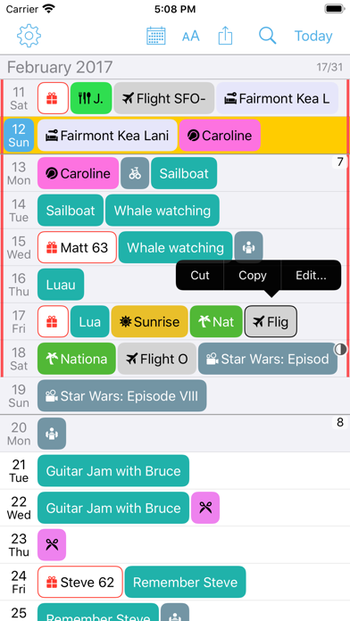 Month Calendar 2应用截图