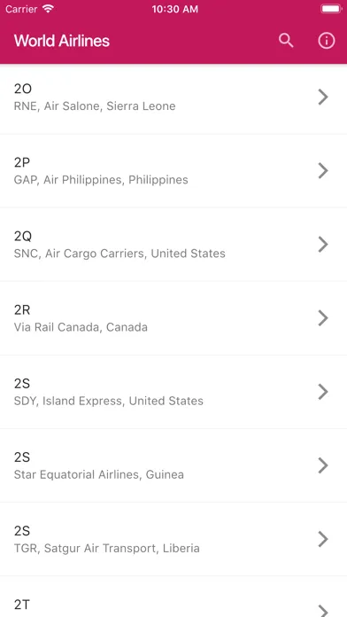 WorldAirlines 스크린샷